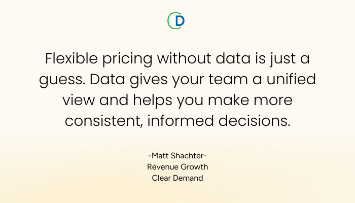 Pricing without data is just a guess